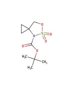 Astatech TERT-BUTYL 6-OXA-5-THIA-4-AZASPIRO[2.4]HEPTANE-4-CARBOXYLATE 5,5-DIOXIDE, 95.00% Purity, 5G
